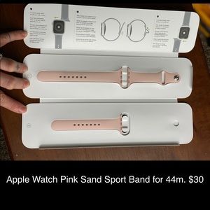 Apple Watch Pink Sand Sport Band 44m